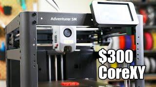 Flashforge Adventurer 5M CoreXY 3d Printer Unboxing, Assembly, & First Print