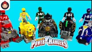 Imaginext Power Rangers Battle Armor Green Ranger Yellow Ranger Blue Ranger Red Ranger Black Ranger