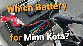 What Battery for Trolling Motor? Don't Use a Car Battery for Minn Kota, Use Deep Cycle or Lithium