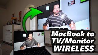 How to Connect MacBook Air M3 to TV or Monitor WIRELESSLY