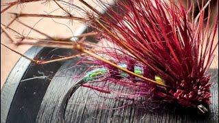 Claret Hopper with Guest Appearance - Wait to the End #flytying #fishing #flyfishing