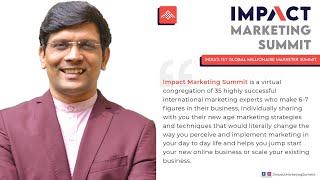 IMS | Vamsi Pannala | What Is Impact Marketing Summit, Its Significance and Why Now?