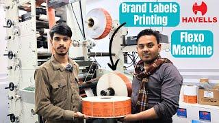 Branded Labels Manufacturing in a Factory | Product Labels | Colour Labels | Printer Labels | Labels