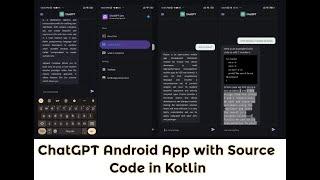 ChatGPT Android App with Source Code in Kotlin