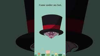 Nursery rhymes for children - Bat, Bat, Come Under My Hat | #Shorts #PoemsForKids.