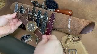 FORTUNATO  HORWEEN CHROMEXCEL LEATHER REPLACEMENT STRAPS