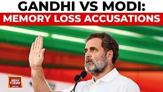 Rahul Gandhi Accuses PM Modi of Memory Loss, Kangana Ranaut Counters