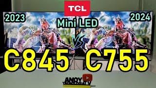 TCL C845 vs C755: Smart TVs 4K Mini LED / 4K 144Hz / Dolby Vision / HDMI 2.1