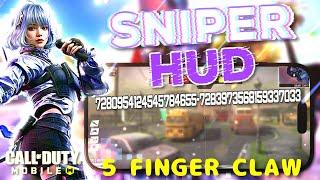 SOLO Q TO LEGENDARY USING THE CLEANEST SNIPER 5 FINGER CLAW HUD IN COD MOBILE SEASON 8