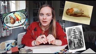 Weird Victorian Christmas Traditions & making Christmas cards