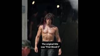 Did you know that for RAMBO: FIRST BLOOD PART II... - #shorts #short