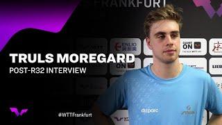 Truls Moregard Post-Round of 32 Interview | #WTTFrankfurt 2024