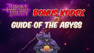 Bonus Codex | Guide of the Abyss | Throne and Liberty | Talandre