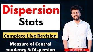 Dispersion Complete Live Revision By Prof Jatin Dembla