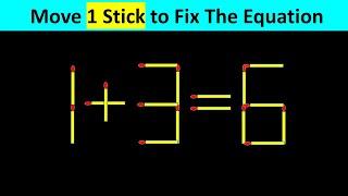 Matchstick Puzzle - Fix The Equation #matchstickpuzzle #simplylogical