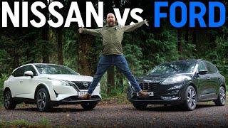 £20k family SUV battle: Ford Kuga vs Nissan Qashqai