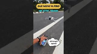 DJI MINI 4 PRO active tracking car at 60Kmph #djimini4pro #dji #dji #drone