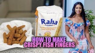 HOW TO MAKE CRISPY FISH FINGERS AT HOME || RAHA RECIPES WITH DIANA BAHATI