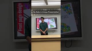 My Role in Group Presentation  #shorts