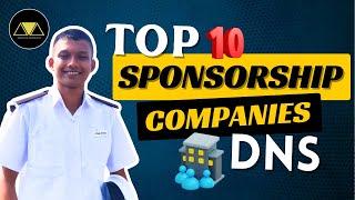 TOP 10 SPONSORSHIP COMPANIES FOR DNS  | BUDDING MARINERS