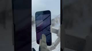 How to Take Background Moving Shots ️ #kashmir #january #snow #tutorial #videomaker #ytshorts