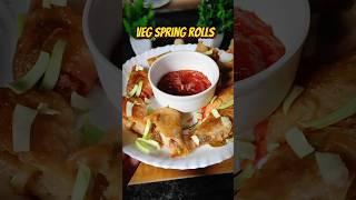 Let's make *Veg Spring rolls* ||Subscribe yumintum37|| #ytshortsindia #springroll #food #trending