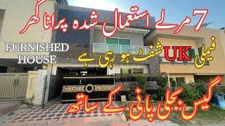 7 marla used lowprice house sale in bahria town {urgentsale}saista makan