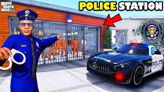 Franklin Upgrade His House Into Secret Police Station In GTA 5 | SHINCHAN and CHOP