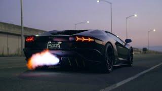 David Guetta - Hey Mama (ERS remix) Lamborghini Aventador flame spotting.