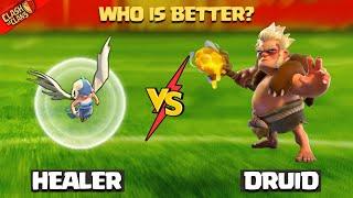 Druid vs Healer comparison | Druid in game performance | Clash of Clans | Clashflict