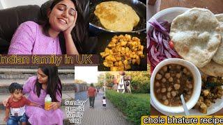 Sunday Special Vlog छोले भटूरे recipe #indianfamilyinuk #indianmomdailybusyroutine