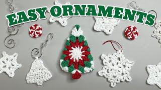 5 FAST and Festive Crochet Ornaments  ️