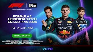 F1: Veľká cena Holandska na Voyo - 23.-25. augusta 2024 - Formula 1 naživo aj zo záznamu na Voyo