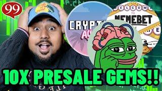 TOP 3 CRYPTO PRESALES TO Buy Now and 10X Your Money?!!