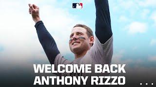 Anthony Rizzo gets warm ovation for first game back at Wrigley Field!