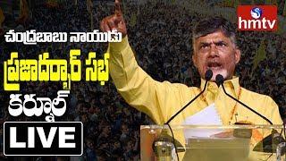 Chandrababu Election Campaign | TDP Public Meeting in Kurnool | AP Elections 2019 | hmtv