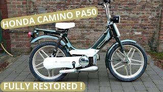 Full restoration Honda Camino PA50 abandoned for 20 years