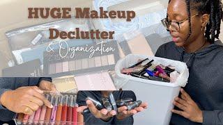 HUGE Makeup Declutter & Organization | Entirely Ebony