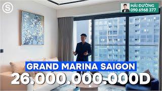 Căn hộ Grand Marina SaiGon - Căn hộ Marriott 1 phòng ngủ 58M2 VIEW SÔNG #sunhomes #grandmarinasaigon