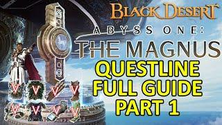 The Magnus Guide Quest Puzzle Part 1 FREE PEN Def Gear Value Pack (Black Desert) Abyss One BDO