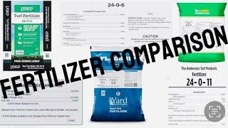 Which fertilizer is best? Lesco, Yard Mastery, or The Andersons | A detailed breakdown