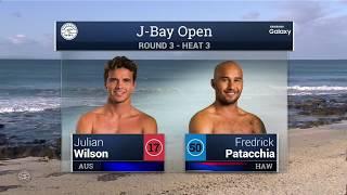 Julian Wilson vs Fredrick Pattachia - 2015 J-Bay open | Round 3 Heat 3