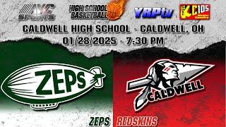 Shenandoah Zeps vs Caldwell Redskins Boys HS Basketball 01.28.2025