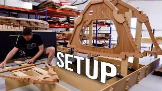 Trial Boat Frame Setup and The New CNC Strongback | Building Temptress Ep8