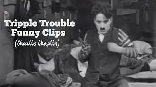 Charlie Chaplin Tripple Trouble Funny Clips || Can't Stop Laughing || Charlie Chaplin Comedy