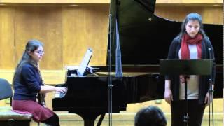 Masterclass with Graham Johnson (Hana Bardos, soprano, Emma Walker, piano)