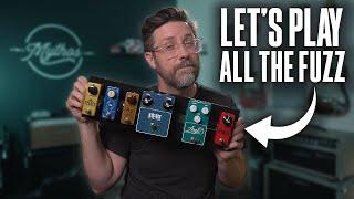 Let’s play all the Mythos Fuzz Pedals