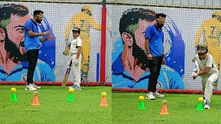 Batting Drills | Step out and drive | Coach Deepak Pal | Indore Cricket Club