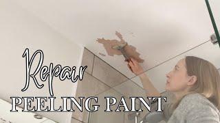 Repair peeling paint - how to fix it!