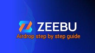 Zeebu Airdrop Guide: How To Complete Finance Tasks - Position For Zeebu Airdrop Claim On Dec 1st